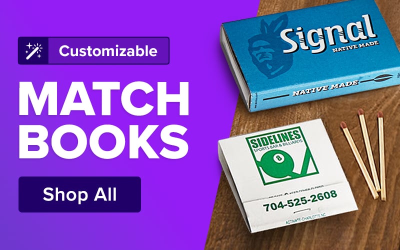 Customizable Matchboxes & Toothpicks