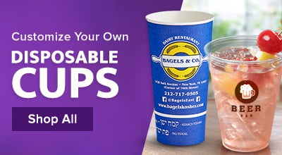 Customizable Disposable Cups