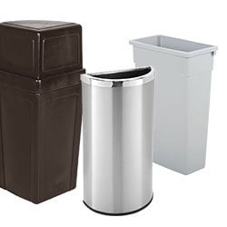 Space Saving Trash Cans