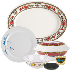 Asian-Inspired Melamine Dinnerware