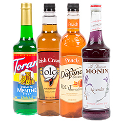 Mixed Drink Flavoring Syrups