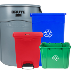 Trash Cans and Recycling Bins