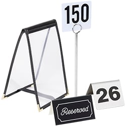 Tabletop Signs
