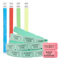 Wristbands and Tickets