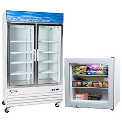 Merchandising Reach-In Freezers