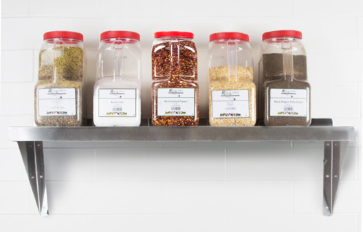 Commercial kitchen spice discount rack