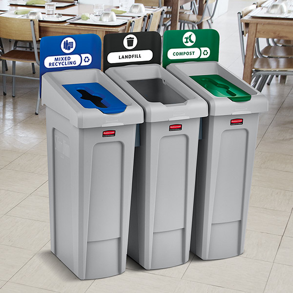 Trash Cans & Recycling Bins For Restaurants, Food Service & More