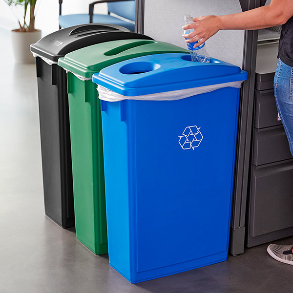 Commercial Trash Cans & Recycling Bins at WebstaurantStore