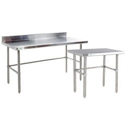 Commercial Work Tables Stainless Steel Kitchen Prep Tables