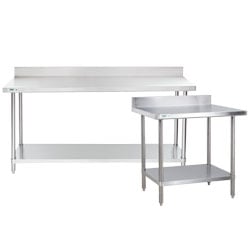 Stainless Steel Prep Tables Kitchen Work Tables