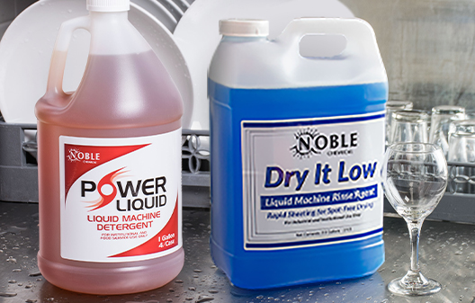 Noble Chemical Machine Dish Washing & Sanitizing Chemicals