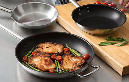 Vigor Stainless Steel Frying Pans