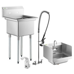 Commercial Sinks and Faucets