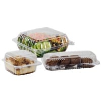Clear Hinged Take-Out Containers