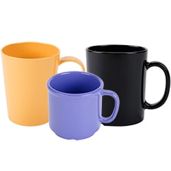 Plastic Coffee Mugs and Cappuccino Cups
