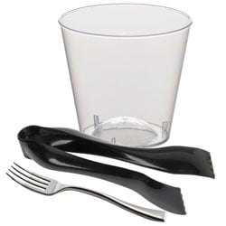 Disposable Mini Plastic Dinnerware and Accessories