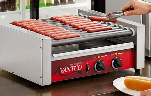 Commerical 110V Hot Dog Warmer Machine/Hot Dog Roller and Bun Warmer Machine 