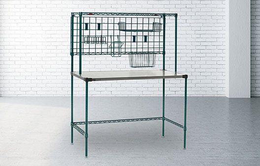 Metro Super Erecta Industrial Wire Shelving Starter Unit, Brite - Metro