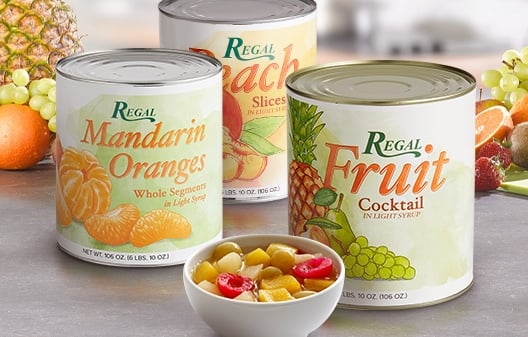 ) Discounted tinned food products