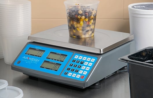 AvaWeigh PC20 20 lb. Compact Digital Portion Control Scale