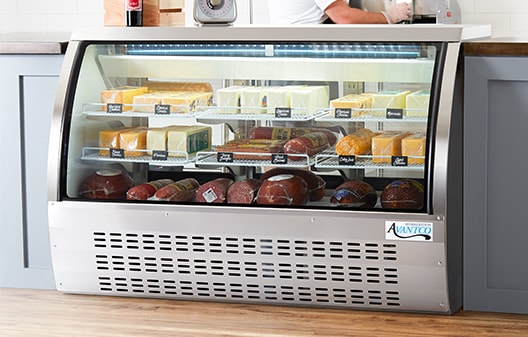 restaurant display refrigerator