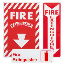 Fire Extinguisher Labels & Signs