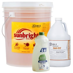 Manual Dish Washing & Sanitizing Chemicals