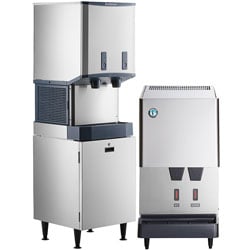 Combination Ice and Water Dispensers and Machines