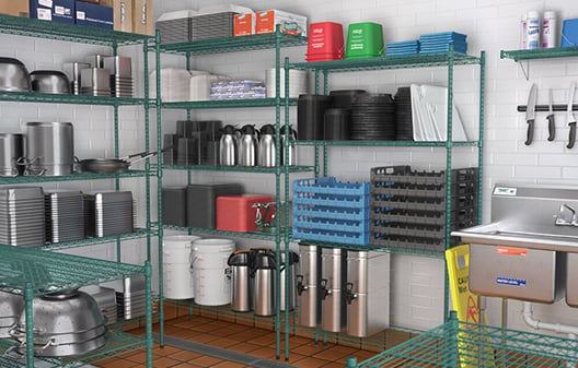Stainless Steel Shelves 600x300mm for Commercial Kitchens Workshops and Stores 