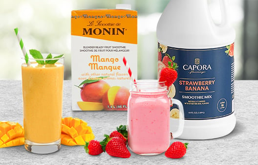 Monin Strawberry Fruit Smoothie Mix