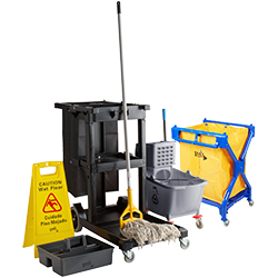 Janitorial / Cleaning Carts and Caddies