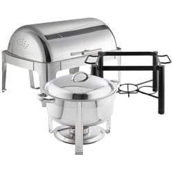 Chafers, Chafing Dishes, and Chafer Accessories
