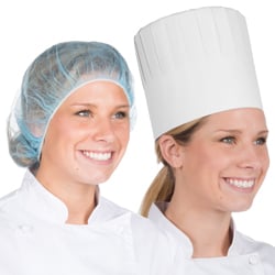 Chef Works Headwrap Black Hat Chefs Clothing Cooking Baking One Size Catering 