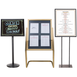 Menu Stands and Sign Stands