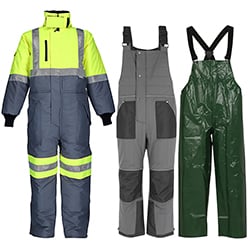 Industrial Work Pants and Coveralls