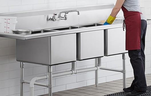 Commercial Kitchen Sinks: Restaurant Stainless Steel Sinks