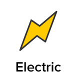 Graphic of yellow lightning bolt outlined in black with 